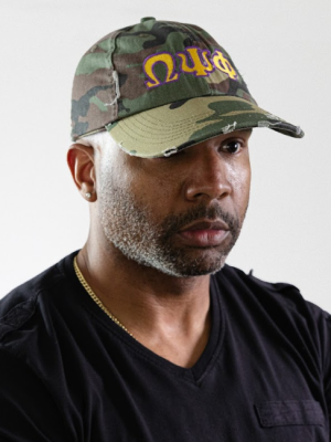 JAX Sutton '24 Camo Distressed cap