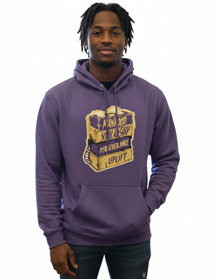 J.Y.D. '97 BRICKS Heather Purple Hoodie