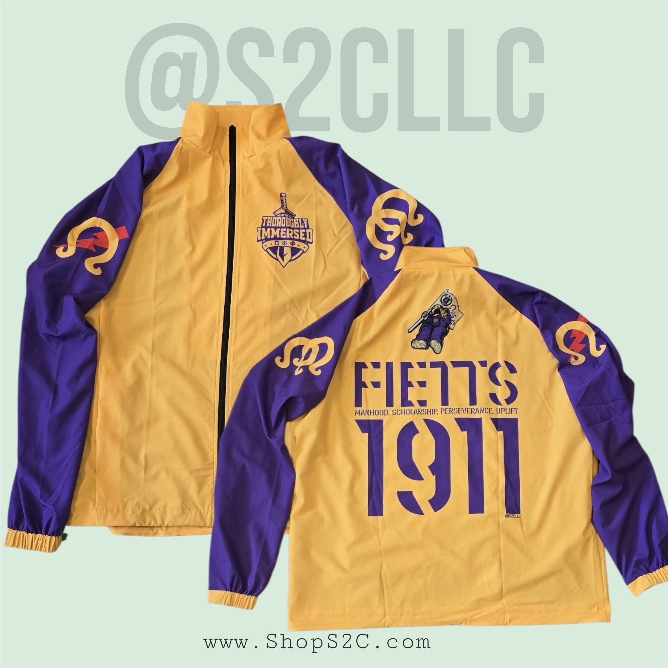 "P.Harrington #2" Sublimated Full-Zip Track Jacket - Image 2