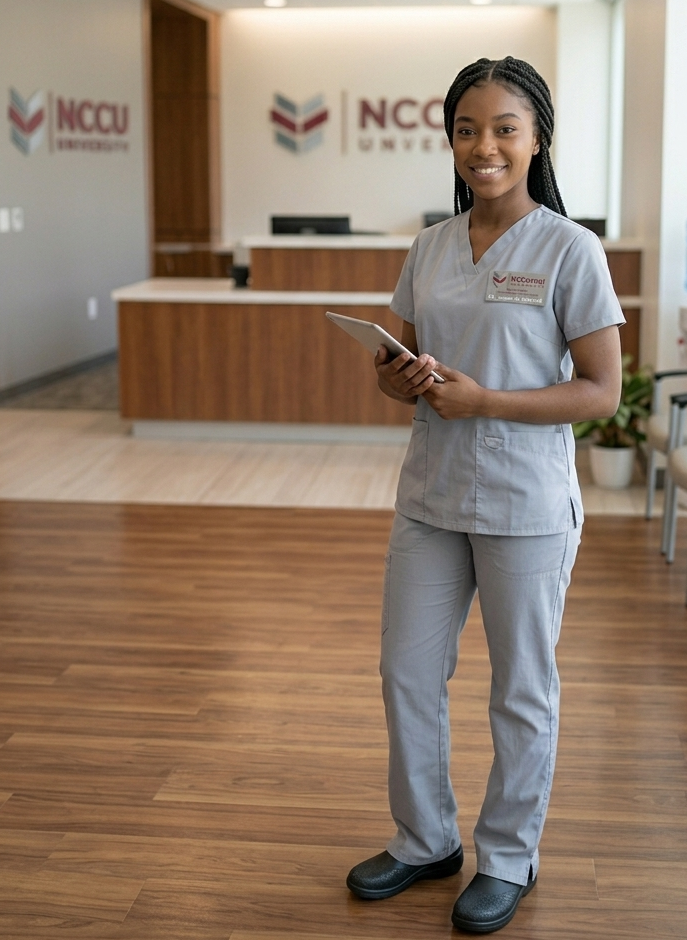 NCCU Student Clinician name badges